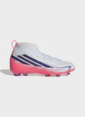 SCARPA F50 HYPERFAST MID LEAGUE FG JUNIOR, - WHTBLUCORAL, thumb