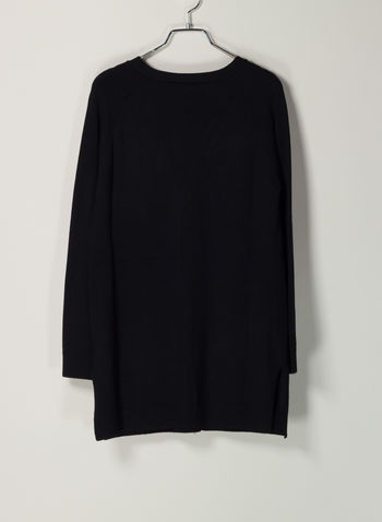 CARDIGAN VISCOSA LUNGO TASCHINO, , small