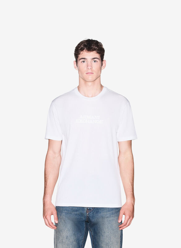 T-SHIRT  LOGO, U0009 WHT, medium