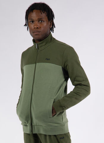 FELPA FULL ZIP BICOLOR, 63076 SALVIA, small