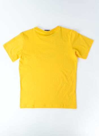 T-SHIRT GRAPHIC COLOR RAGAZZO, YS011 YEL, small