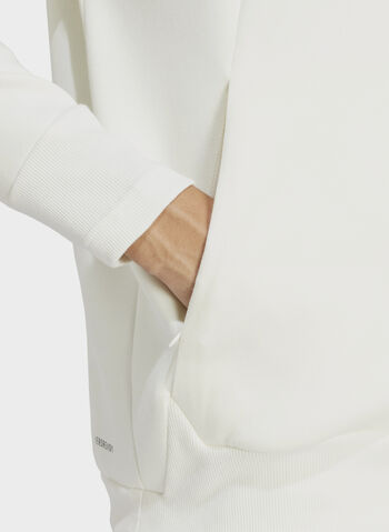 FELPA FULL ZIP ZNE, OFF WHT, small