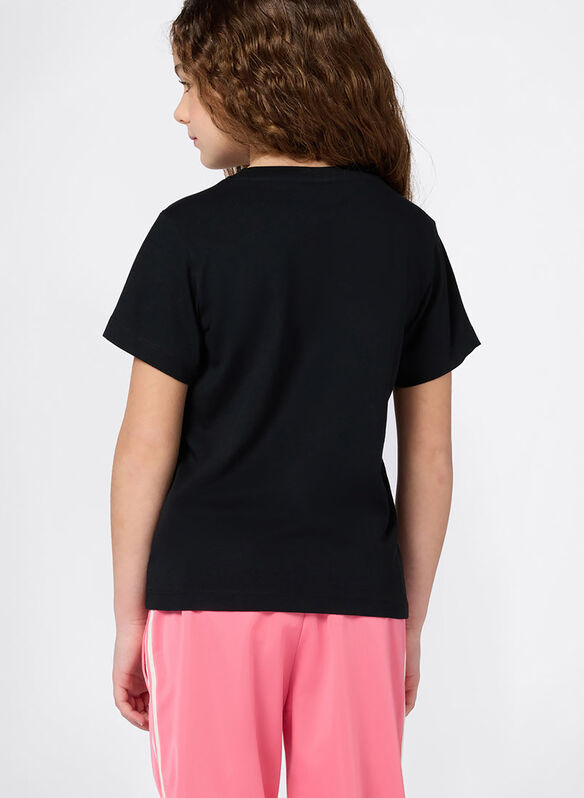 T-SHIRT ICONS TONAL RAGAZZA, KK001 BLK, medium