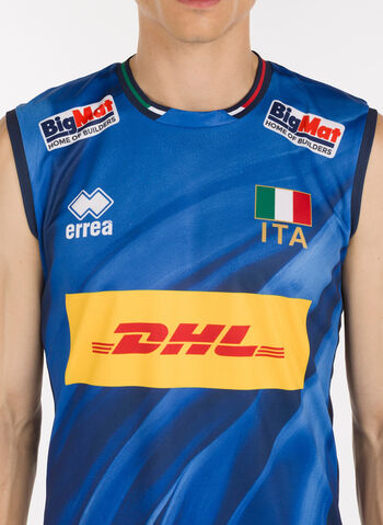 MAGLIA ITALIA VOLLEY UNISEX, - AZZURRO, small