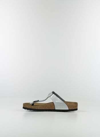 CIABATTA GIZEH BIRKO-FLOR, SILVER, small