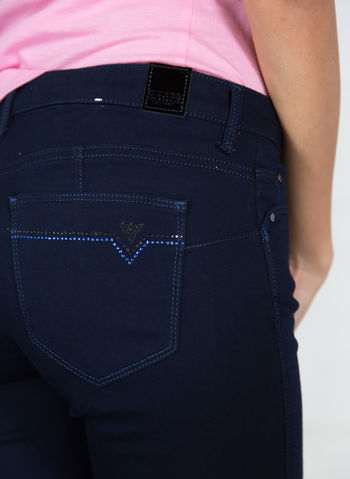 JEANS CURVE STRASS POSTERIORI, BSAT SCURO, small