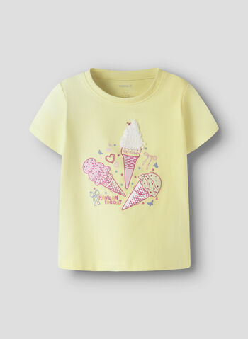 T-SHIRT FENTAZ BAMBINA, LEMONADE YELLOW, small
