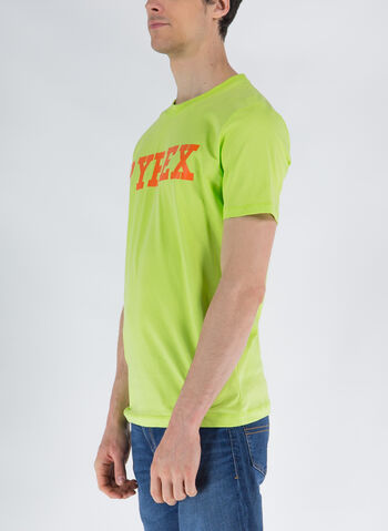 T-SHIRT CON LOGO, GIALLO FLUO, small