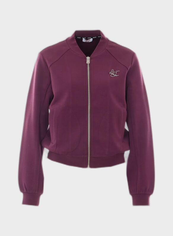 FELPA FULL ZIP SCUBA, 91718 BORDEAUX, medium