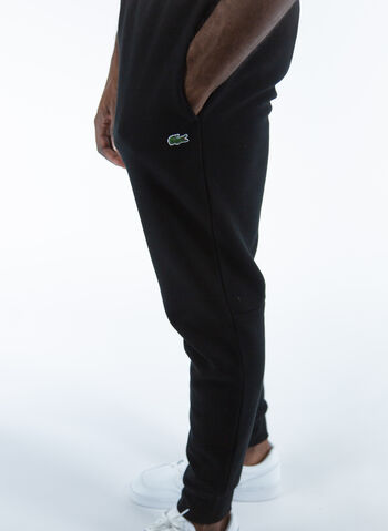 PANTALONE SPORTIVO IN FELPA DI COTONE ORGANICO, 031 BLK, small