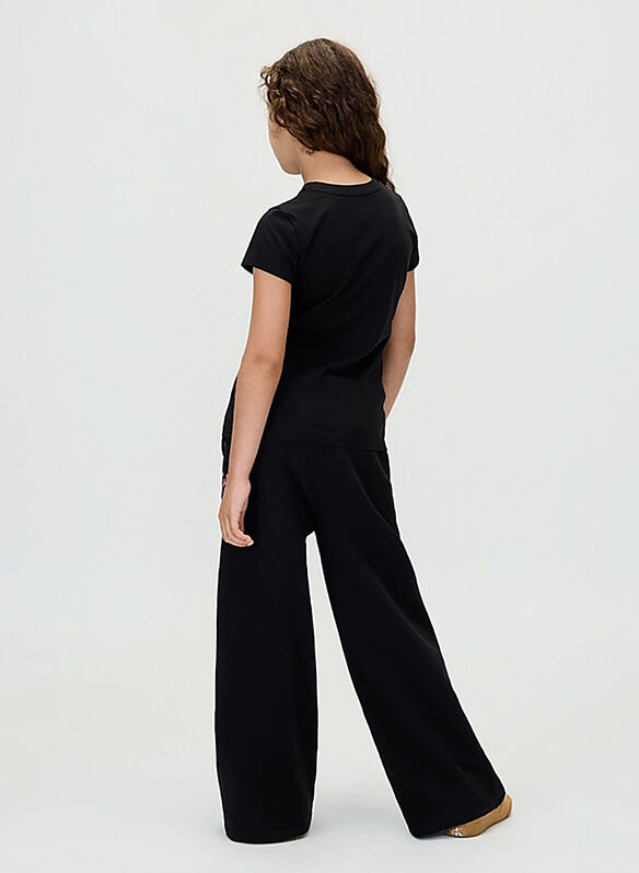 T-SHIRT CON LOGO RAGAZZA, BEH BLK, medium