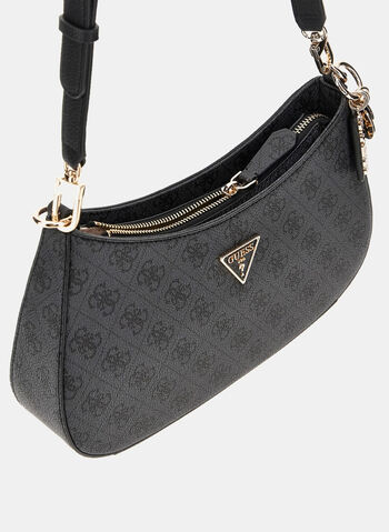 BORSA A SPALLA NOELLE 4G LOGO, CLO BLK, small