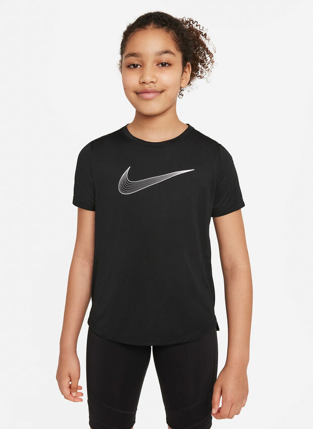 MAGLIA TRAINING ONE RAGAZZA, 010 BLK, large