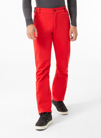 PANTALONI DA SCI SOFTSHELL CON GHETTA, 15RED, small