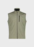 GILET IN SOFTSHELL LEGGERO, E663 SAGE, thumb