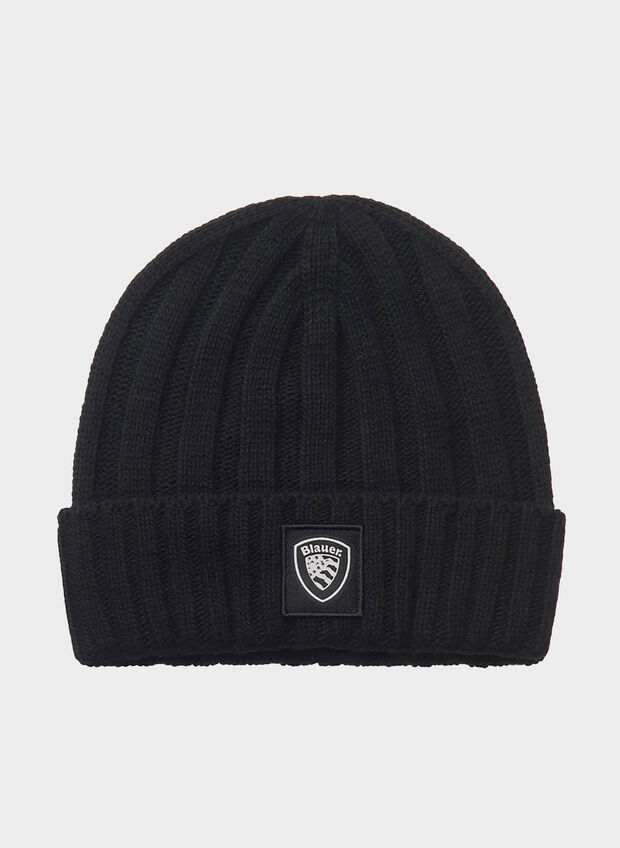 CAPPELLO CUTTER RISVOLTO, 999 BLK, large