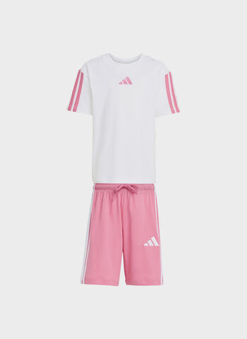 COMPLETINO MANICA CORTA + SHORT BAMBINO, - WHTPINK, small