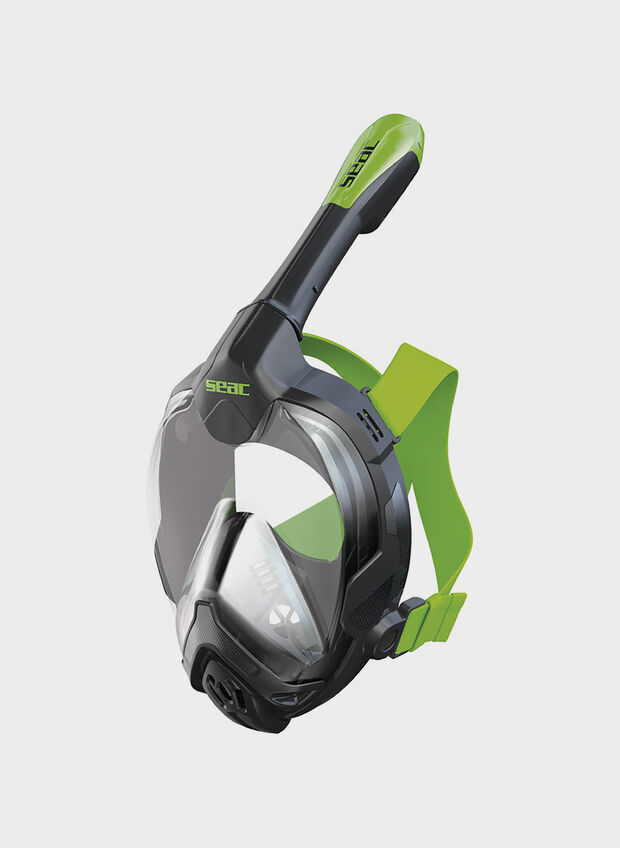 MASCHERA GRANFACCIALE LIBERA UNISEX, LIME, large