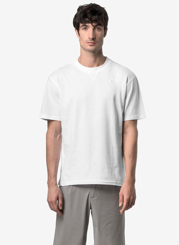 T-SHIRT TRIANGLE IN JERSEY, 001 WHT, large