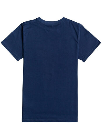 T-SHIRT CON STAMPA RAGAZZO, 523DENIM BLU, small