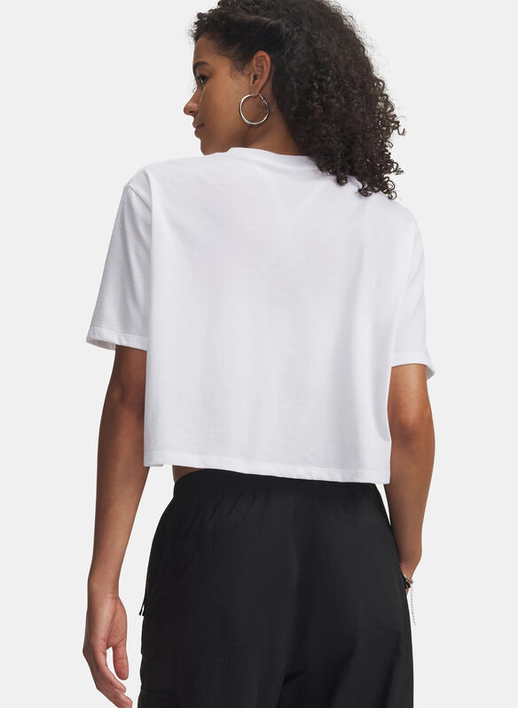 T-SHIRT WORDMARK, 0100 WHT, medium