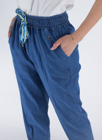 PANTALONE CHAMBREY, BLU, small