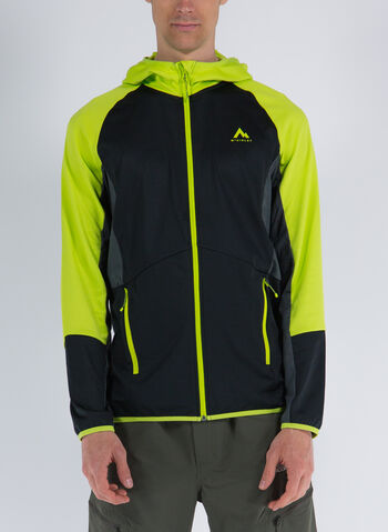 FELPA ROLLIN FULL ZIP, 903 BLKLIME, small