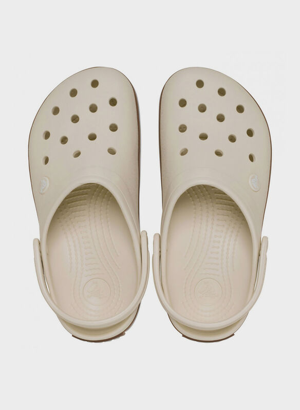 SANDALO SABOT CROCBAND GUM CLOG, SUWH SUMMIT WHT, medium