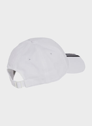 CAPPELLO VISIERA TRIPLE STRIPE UNISEX, WHT, small