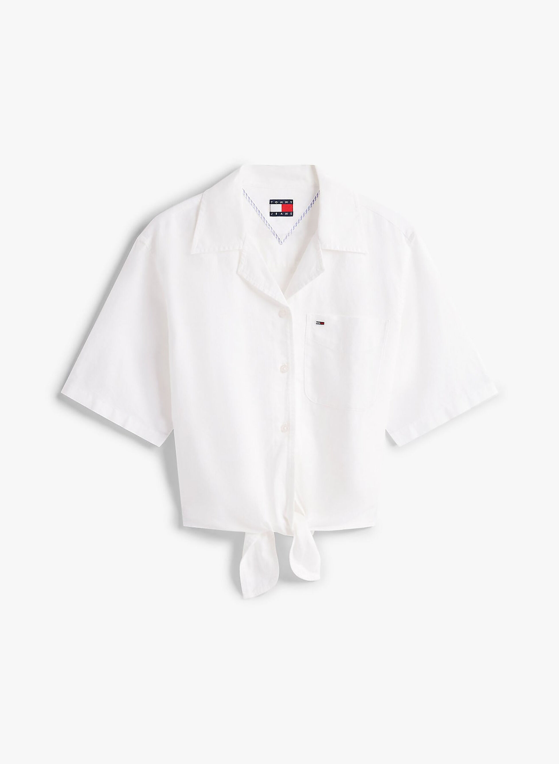 TOMMY JEANS CAMICIA CROP XS
