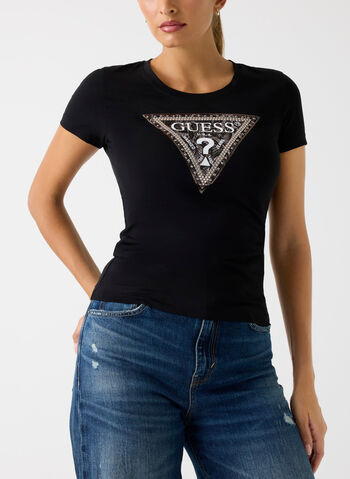 T-SHIRT LOGO TRIANGOLO PITONATO, JBLK BLK, small
