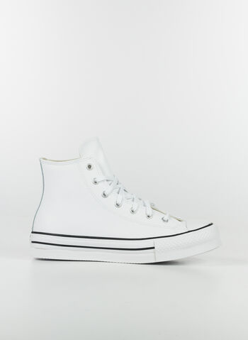 SCARPA CHUCK TAYLOR ALL STAR PLATFORM LEATHER RAGAZZA, , small