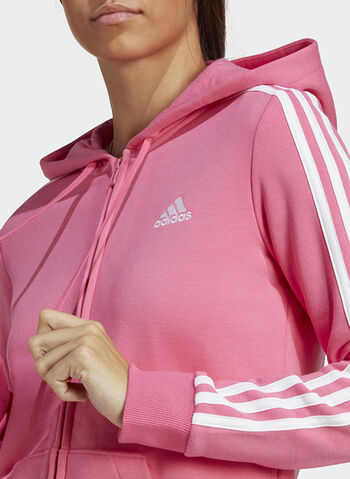 FELPA 3 STRIPES ESSENTIALS, FUXIA, small