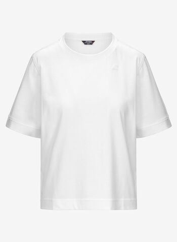 T-SHIRT SELUNE IN JERSEY, 001 WHT, small