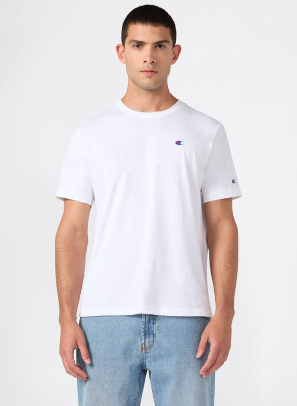 T-SHIRT MODERN MICRO LOGO, WW001 WHT, medium