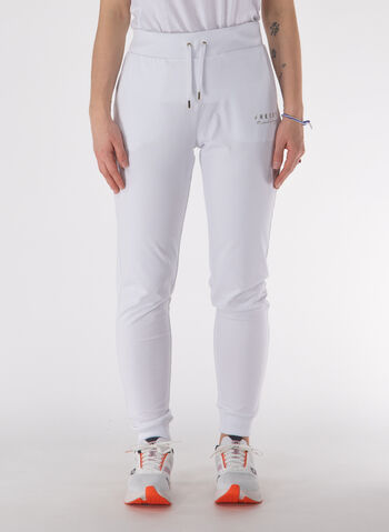 PANTALONE TRAINING CON POLSINO, W WHT, small