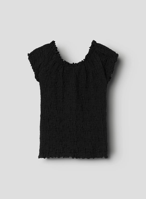 T-SHIRT HALISSE RAGAZZA, BLACK, medium