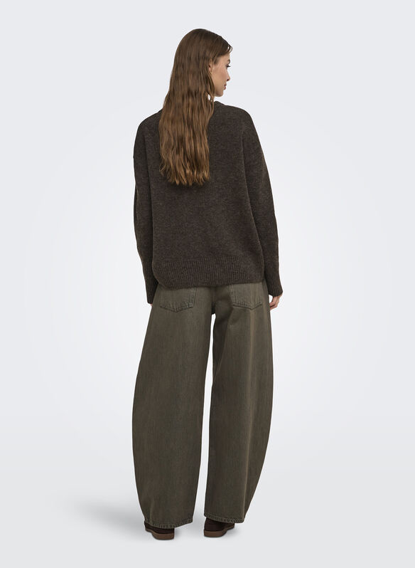 MAGLIONE NOOS LIVIA, MOLE BROWN, medium