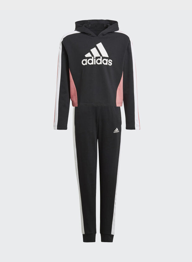 ADIDAS TUTA COLORBLOCK CROP TOP Bianco, Nero, Rosa Donna | Sport85
