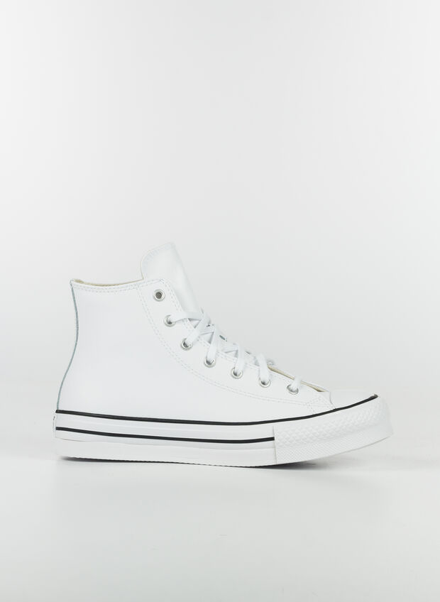 SCARPA CHUCK TAYLOR ALL STAR PLATFORM LEATHER RAGAZZA, , large