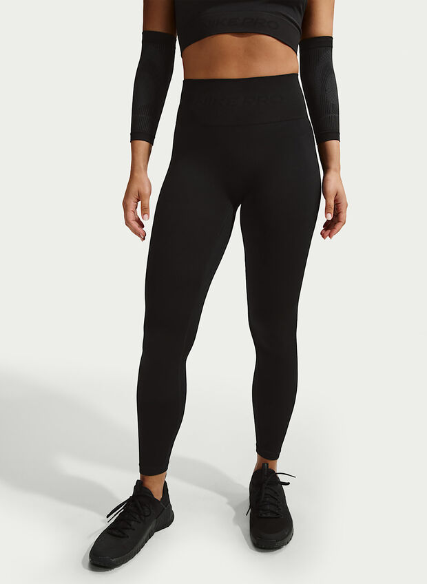 LEGGINGS NIKE PRO SEAMLESS 7/8, 010 BLK, large