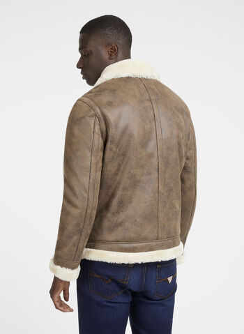 GIUBBOTTO AVIATOR SHEARLING, A11G MOKA, small