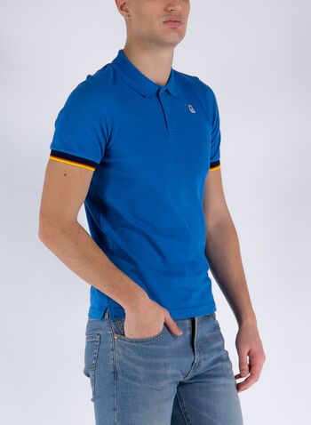 POLO VINCENT CONTRAST, 798TURCHESE, small