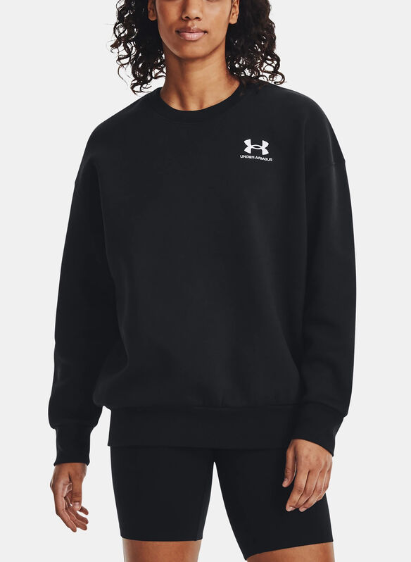 FELPA GIROCOLLO ICON FLEECE, 0001 BLK, medium