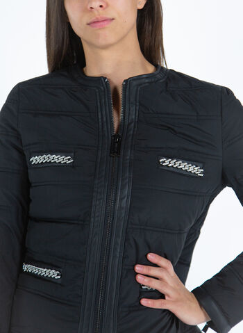 GIUBBOTTO IRENE COLLO CHANEL, JBLK BLK, small