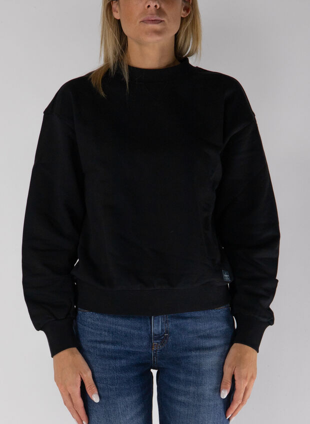 FELPA GIROCOLLO COMFORT FIT, UB1 BLK, large