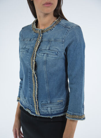 GIACCA IN DENIM KATE, 77556 STONE, small