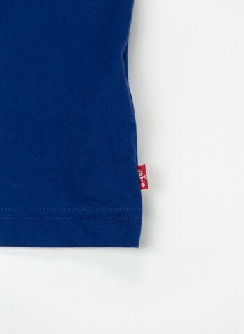 T-SHIRT LOGO GRAPHIC RAGAZZO, U29BLUE, small