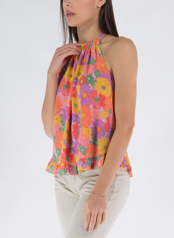 BLUSA SMANICATA FLOWERS, MULTICOLOR, small