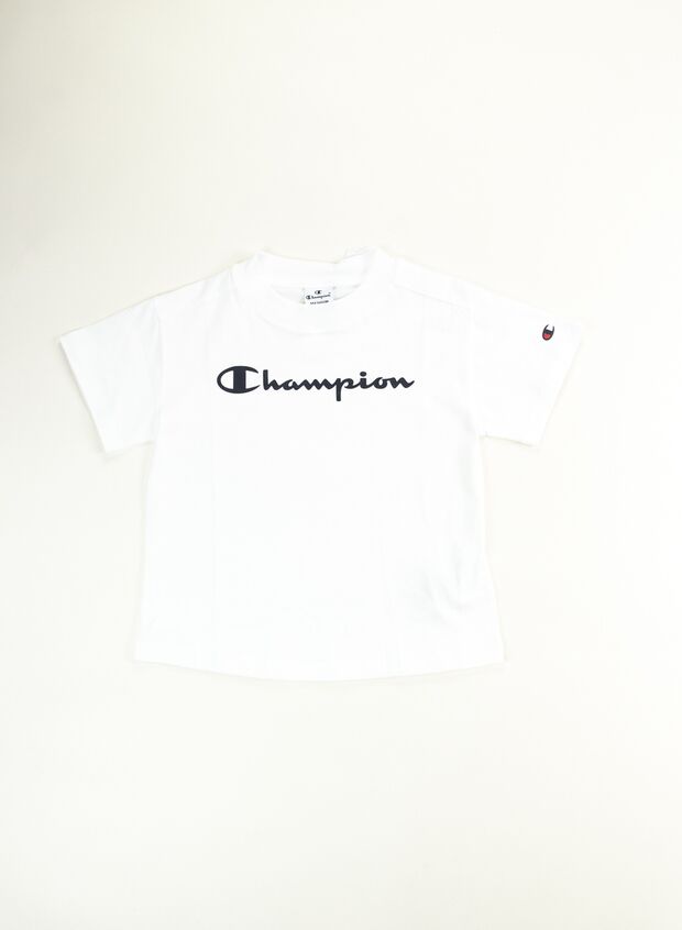 T-SHIRT BIG LOGO AMERICAN CLASSIC RAGAZZO, WW001WHT, large